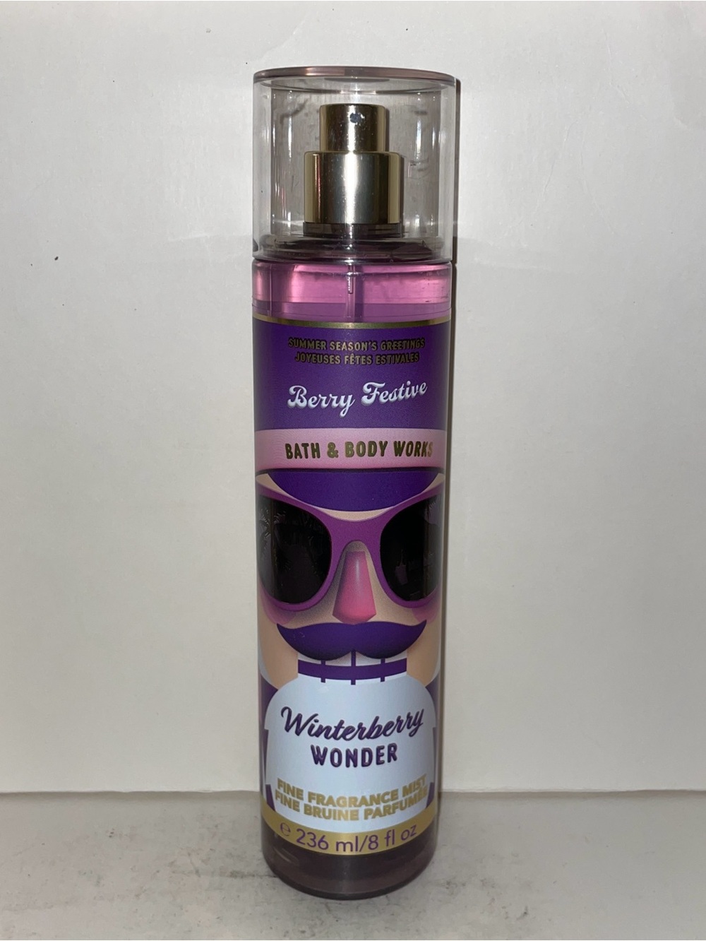 Bath & Body Works Winterberry Wonder Fragrance Mist 8oz Christmas In July New